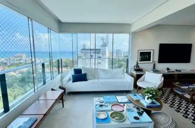 Apartamento a venda em são lazaro com 3 suites vista mar e nascente no paesaggio