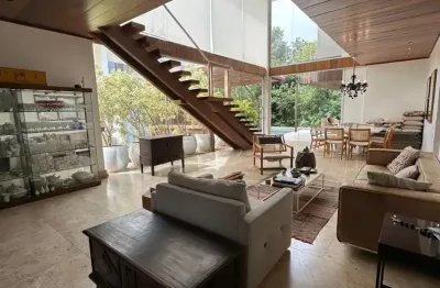 Casa a venda em alphaville 1 com 4 suites piscina e área gourmet no residencial itapuã