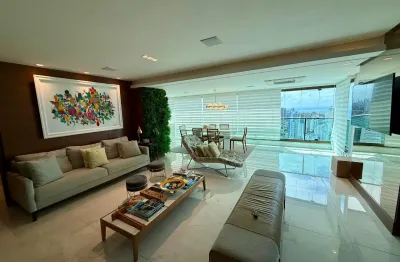Apartamento a venda na graça com 3 suites vista mar e mobiliado na mansão grazia