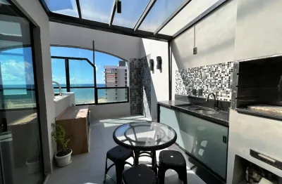 Cobertura a venda na pituba com 2 quartos piscina e reformada no torre pituba residence