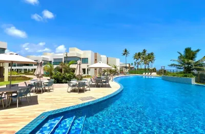 Apartamento a venda em itacimirim com 3 quartos mobiliado e pé na areia