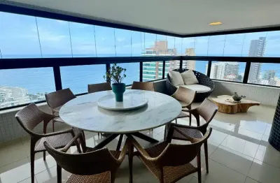 Apartamento a venda em ondina morro do gato com 4 suites e vista mar  e varanda gourmet