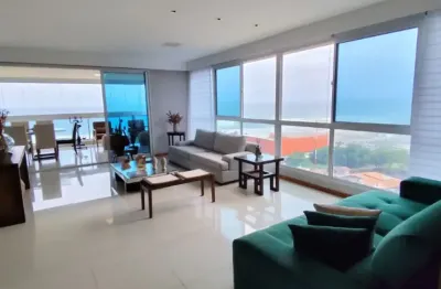 Apartamento a venda em patamares com 3 suites vista mar e nascente no paradiso reale
