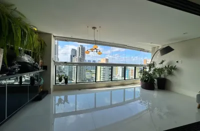 Apartamento a venda na pituba com 3 suites varanda gourmet e mobiliado