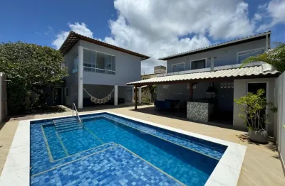 Casa a venda em condominio em jaguaribe com 4 suites piscina e área gourmet