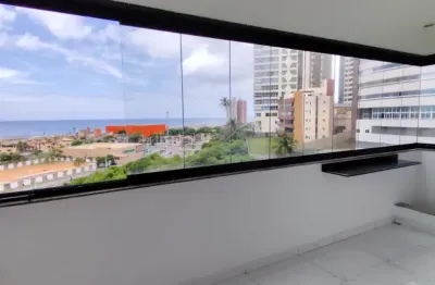 Apartamento a venda em patamares quarto e sala vista mar no terrazzo da bahia