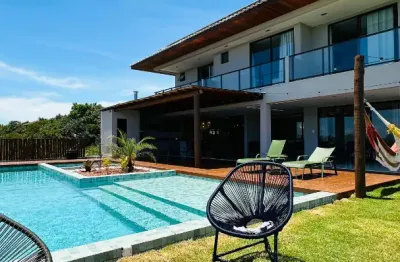 Casa a venda em praia do forte com 6 suites mobiliada e nova na ilha dos pássaros