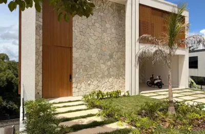 Casa a venda em alphaville litoral norte 2 com 4 suites nova com piscina e área gourmet