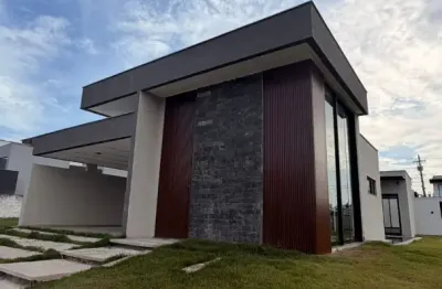 Casa a venda em Terras Alphaville Camaçari com 3 suites piscina e área gourmet