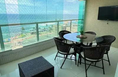 Apartamento a venda no Terrazzo Ondina com 2 quartos vista mar varanda gourmet e 2 vagas