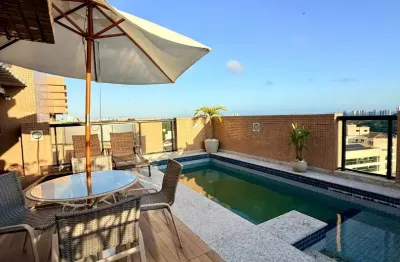 Cobertura duplex a venda em Alphaville 1 com 4 quartos e piscina