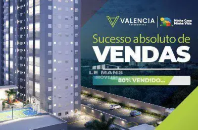 Apartamento a venda no valencia residencial, 2 quartos, 1 suíte, 1 vaga, no bairro morumbi em piracicaba - sp