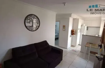 Apartamento a venda no condomínio jardins do sol , 2 quartos, 1 vaga, no bairro monte líbano em piracicaba - sp