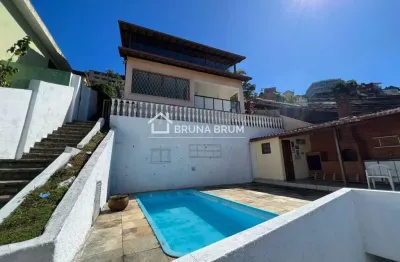 Casa para venda em teresópolis, panorama, 5 dormitórios, 2 suítes, 4 banheiros, 2 vagas
