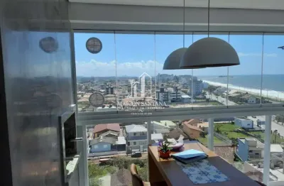 2 quartos com 2 vagas mobiliado para morar e vista mar em balneário piçarras - sc