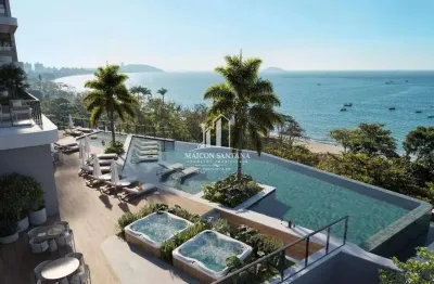 Exclusividade e sofisticação frente para a praia de armação em penha - sc