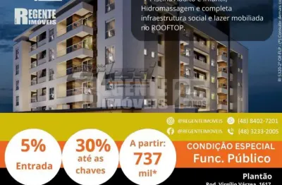 Apartamento com 2 quartos à venda no bairro saco grande em florianópolis