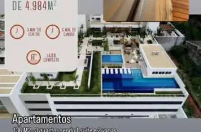 Apartamento à venda na ponte preta, campinas-sp: 3 quartos, 1 suíte, 3 salas, 3 banheiros, 2 vagas de garagem, 76,00 m² de área.