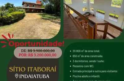 Chácara de luxo à venda em indaiatuba-sp, bairro chácara viracopos: 3 quartos, 1 suíte, 3 salas, 3 banheiros, 5 vagas, 650m²área.