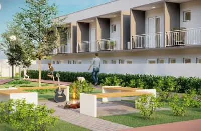 Casa em condomínio à venda em guaratinguetá-sp, bairro santa luzia: 2 quartos, 2 salas, 1 banheiro, 1 vaga, 75,50 m²!