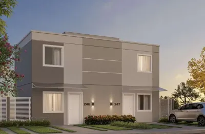 Botaniq home casa sobrado 60m2 2 dorms, 2 banheiros, sala tv e jantar,  cozinha, 1 ou 2 vagas, quintal, lazer completo sem piscina