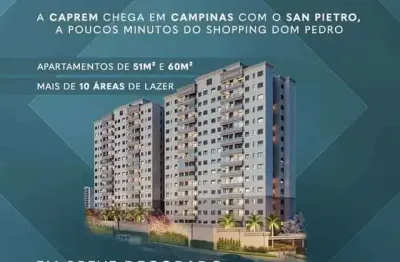 Lançamento san pietro aptos 2 e 3 dorms 51,7 e 60m2 sala, cozinha, banheiro,1 e 2 vagas, lazer completo
