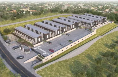Residencial trento casa sobrado 77,29m2 2 dorms, cozinha, sala jantar/tv, 1 banheiro social, lavabo, 1 vaga garagem, quintal, lazer complet