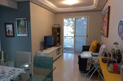 Apartamento 60m2, 2 dormitórios, 1 banheiro, moveis planejados, varanda, área de lazer completa, ótima localização, 1 vaga de garagem
