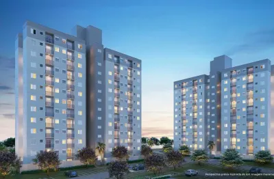 Lançamento ion longitude, apartamentos de 40,90m2 e 41,78m2, 2 dormitórios, 1 banheiro, varanda, lazer completo, ótima localização