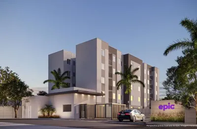 Lançamento epic longitude, apartamentos de 38,80m2 e 40,47m2, 2 dormitórios, varanda, 2 vagas, ótima localização, lazer com piscina e salão de festas