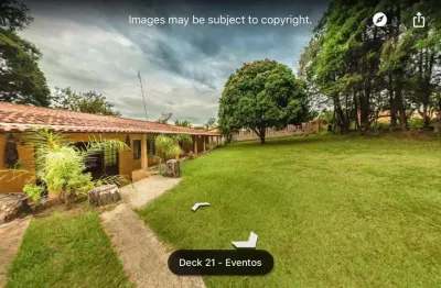 Chácara 5000m2, casa sede com 380m2, 6 dormitórios, restaurante, ótima localização, lago, playground, amplo quintal