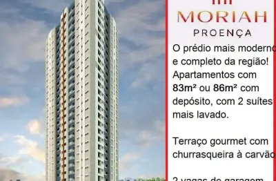 Lançamento moriah proença, apartamentos de 84m2 e 86m2, 2 suítes, deposito, lavabo, varanda gourmet, 2 vagas cobertas, área de lazer completa
