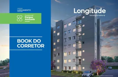 Lançamento residencial parque amizade, apartamentos de 46,45m² e 42,49m², 2 dormitórios, varanda, 1 vaga de garagem, área de lazer completa
