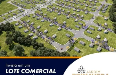 Jardim primavera residencial, lotes comerciais de 216,54m2 e 434,14m2, ótima localização