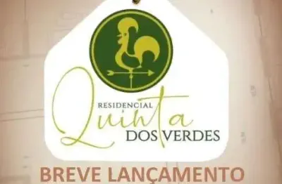 Breve lançamento quinta dos verdes lotes a partir de 305m2, área de lazer completa, ótima localização
