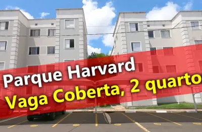 Apartamento 43m2, 2 dormitórios, 1 banheiro, 1 vaga coberta, área de lazer completa, condomínio fechado, parque harvard