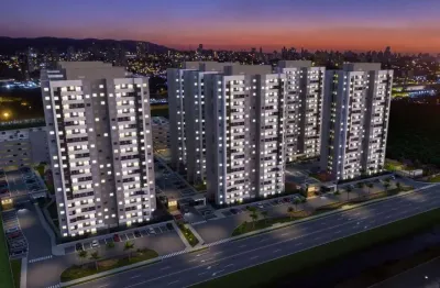 Torre piemonte 44,46,47m2 2 dorms,sala,banheiro,cozinha americana,varanda e lazer completo