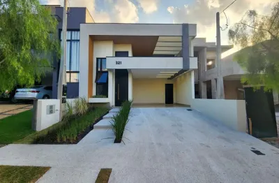 Casa de alto padrão em condomínio na vila monte alegre, paulínia-sp: 3 quartos, 3 suítes, 3 salas, 3 banheiros, 4 vagas e 149,58 m².