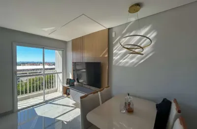 Apartamento à venda em hortolândia-sp: 2 quartos, 1 suíte, 2 salas, 1 banheiro, 1 vaga de garagem - 55,00m² no jardim santa izabel