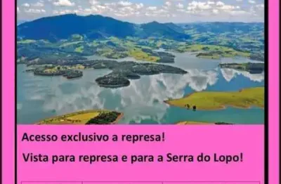 Terrenos 5513m2 no condomínio residencial sao sebastiao 1, com uma vista linda para represa joanópolis, aceita financiamento, pagamento facilitado