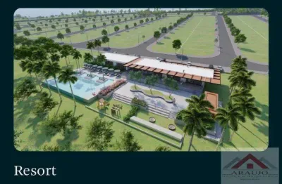 Lotes  200 e 250m2 em um condomínio fechado, resort em paulinia.