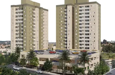 Apartamento à venda em cotia-sp: 2 quartos, 1 sala, 1 banheiro, 1 vaga na garagem, 45m² no bairro lageado!