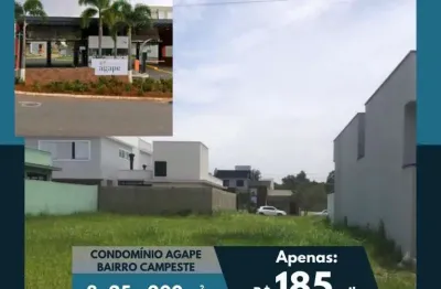 Terreno em condomínio à venda em piracicaba-sp, bairro campestre, 200,00 m² de área