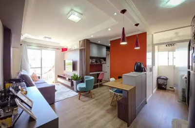 Oportunidade única! Apartamento à venda em Hortolândia-SP, Parque Residencial João Luiz: 2 quartos, 1 suíte, 2 salas, 2 banheiros, 1 vaga, 57m².