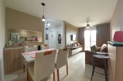 Apartamento à venda em Hortolândia-SP, Parque Residencial João Luiz: 2 quartos, 1 suíte, 2 salas, 2 banheiros, 1 vaga, 57m².
