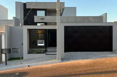 Casa moderna à venda com 3 quartos e área gourmet no afonso querioz – patos de minas