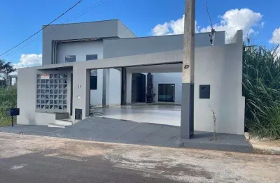 Casa de alto padrão à venda em patos de minas – 3 quartos, 2 suítes, vista para reserva e automação completa