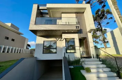 Casa em condomínio fechado com 3 quartos à venda na rua emanoel voluz, 1301, pinheirinho, curitiba por r$ 1.600.000