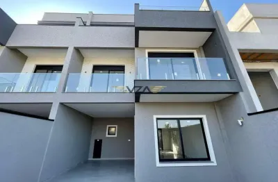 Casa em condomínio fechado com 3 quartos à venda na rua professor fábio de souza, 1461, santa quitéria, curitiba por r$ 970.000
