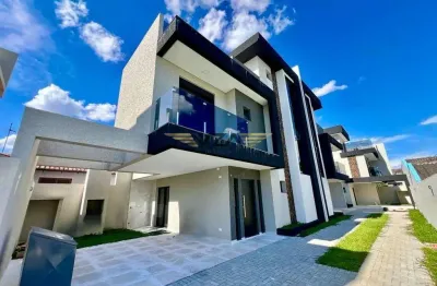 Casa em condomínio fechado com 3 quartos à venda na rua jorge de poli, 113, xaxim, curitiba por r$ 849.000